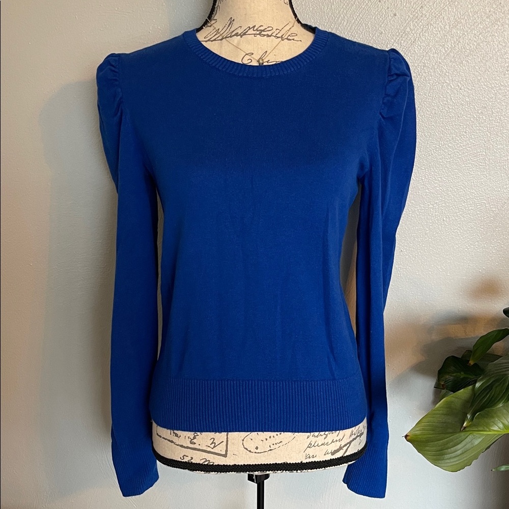 Lauren Ralph Lauren Cobalt Blue Long Sleeve Top